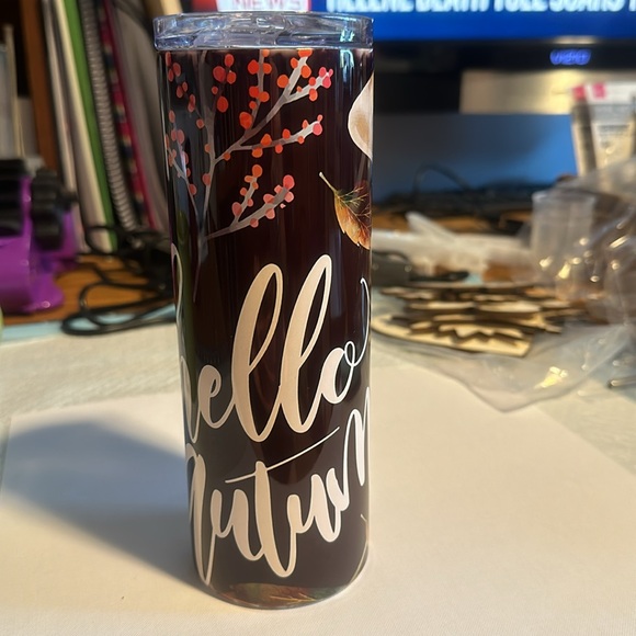 Hello Autumn 20 Oz tumbler - Picture 2 of 4